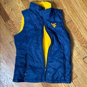 Columbia thin puffer Vest WVU